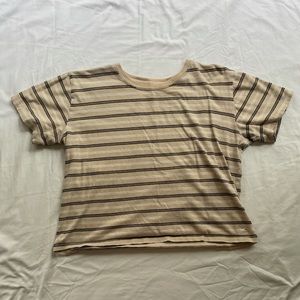 Hollister Short Sleeve Striped Shirt